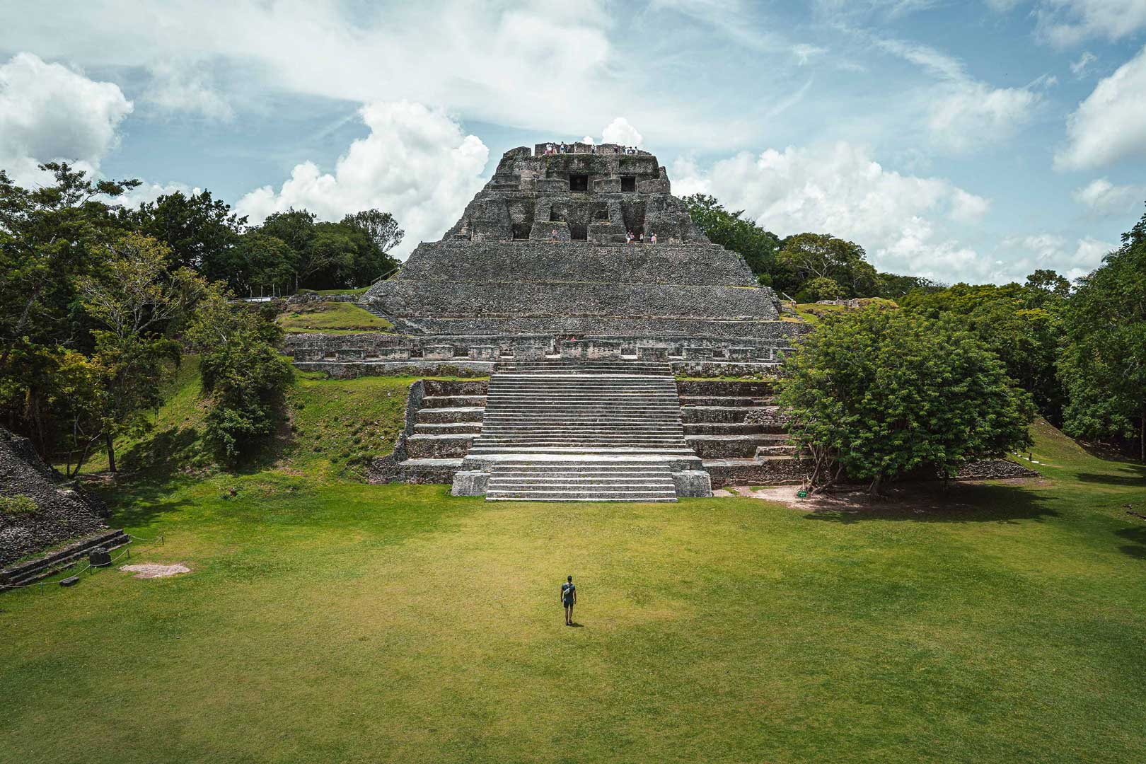 El Castillo temple at the Xunantunich Maya Site at The Rainforest Lodge at Sleeping Giant Resort